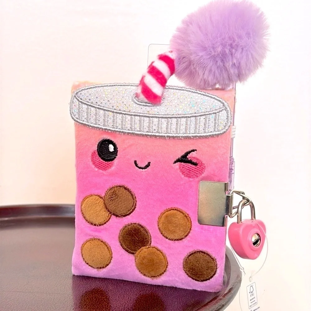 Brand New Ty FIippables Sequins Cupid the Valentine Cat Plush & Pink Boba Diary